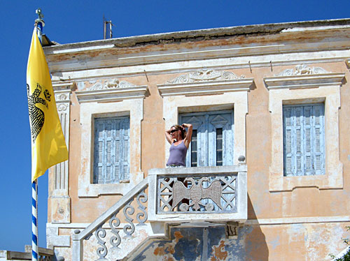 Walks on Karpathos Island: House in Olympos village