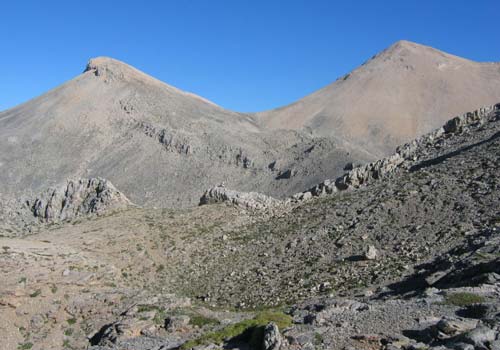 Wandern auf Kreta: Dei Weissen Berge